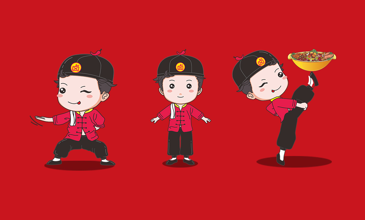 制鹵局辣鹵火鍋ip形象設(shè)計